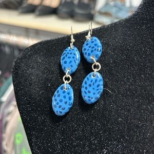 Blue Kasuri Ethical Earrings from Kenya 🇰🇪